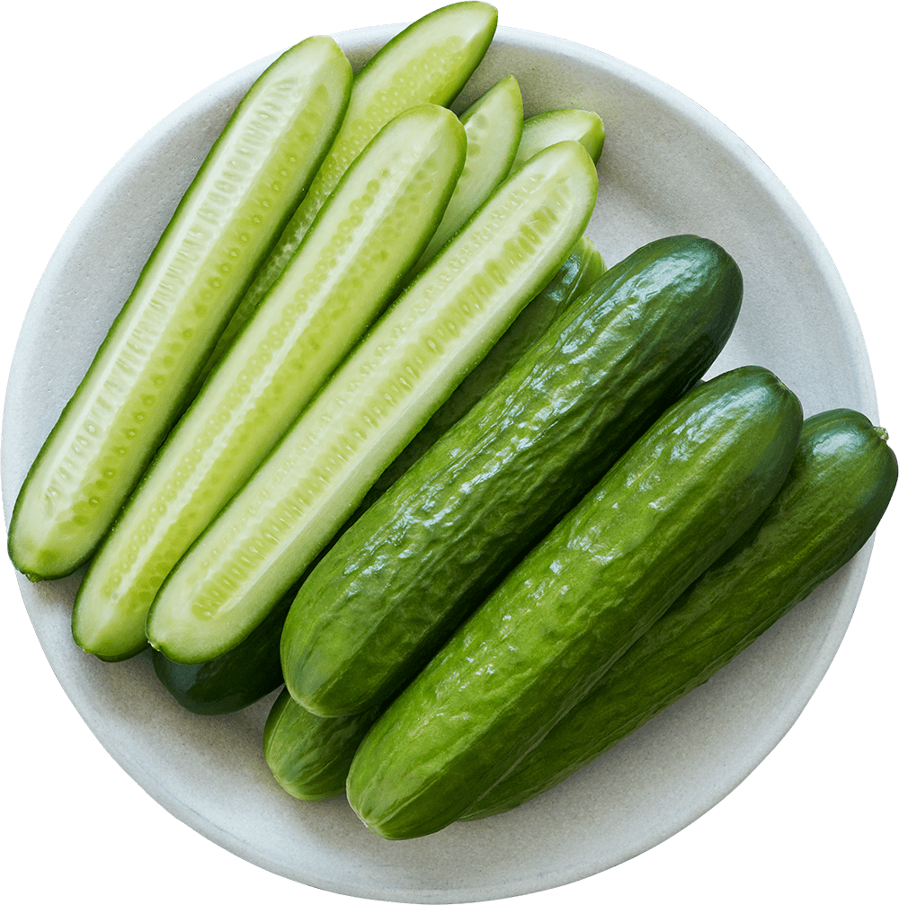 ONE SWEET® Cucumbers - SUNSET Grown. All rights reserved.