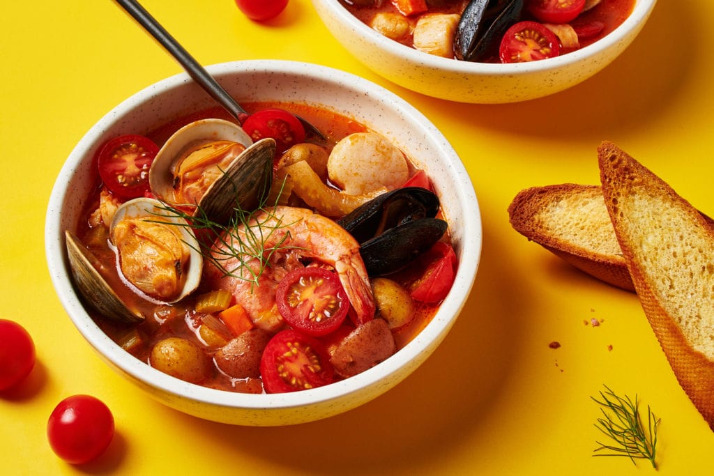 Bouillabaisse Seafood Stew - SUNSET Grown. All Rights Reserved.