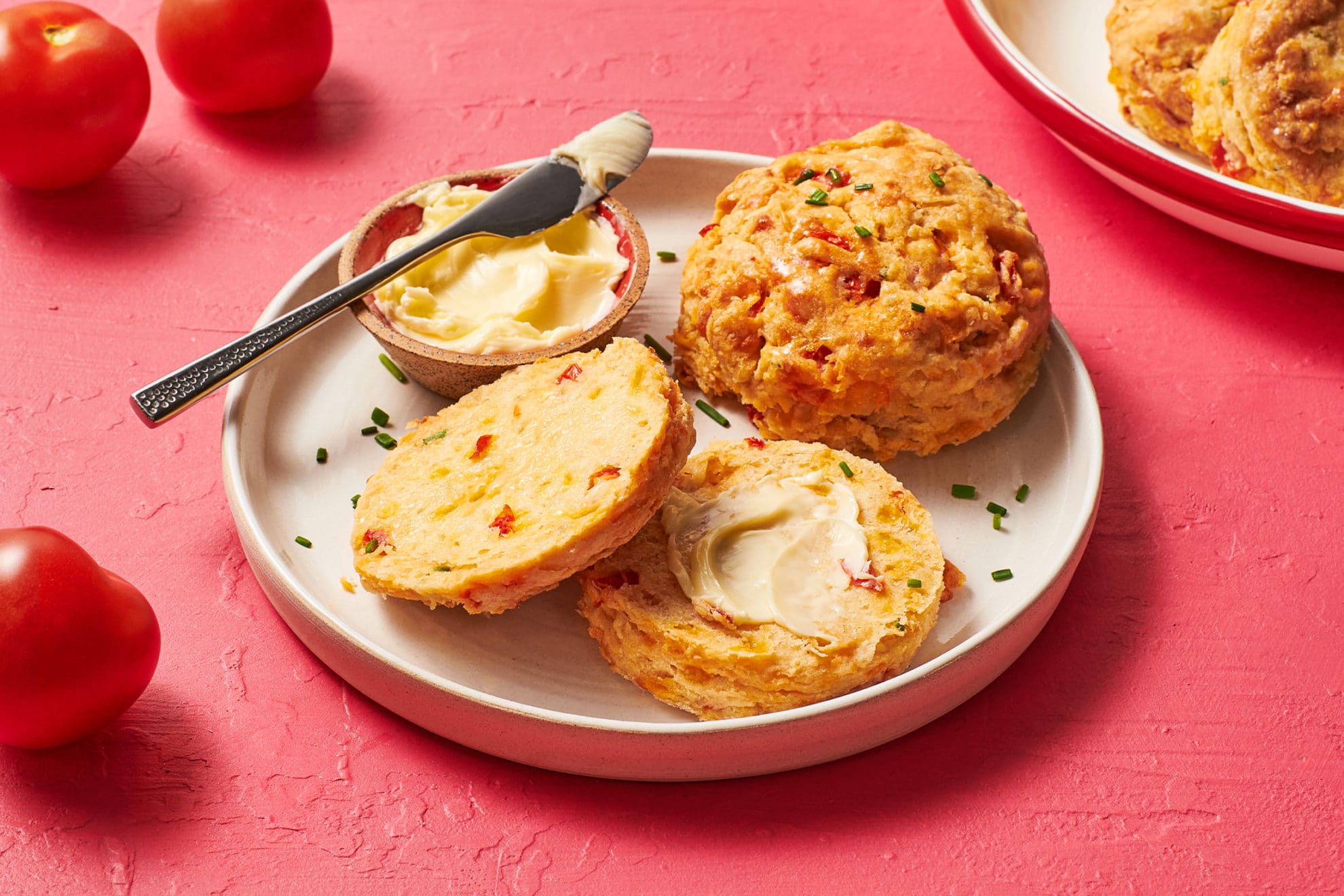 Campari® Tomato Cheddar Biscuits - SUNSET Grown. All Rights Reserved.